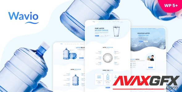 ThemeForest - Wavio v1.21 - Bottled Water Delivery WordPress Theme - 29911968