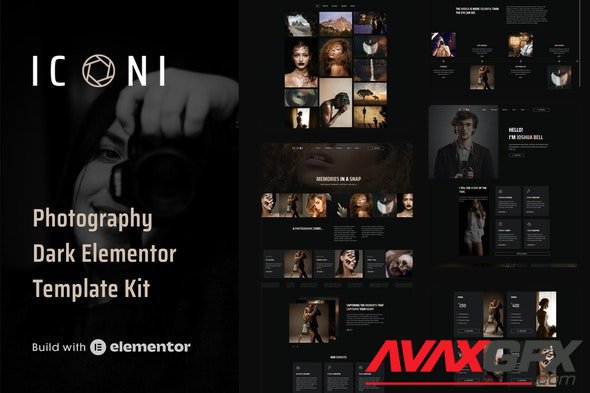 ThemeForest - Iconi v1.0.0 - Photography & Portfolio Elementor Template Kit - 33810447