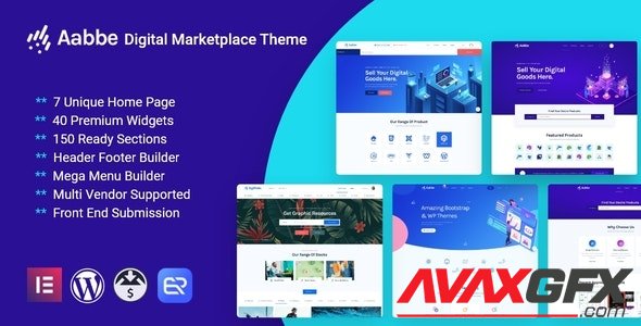 ThemeForest - Aabbe v3.4.0 - Digital Marketplace WordPress Theme - 26350912