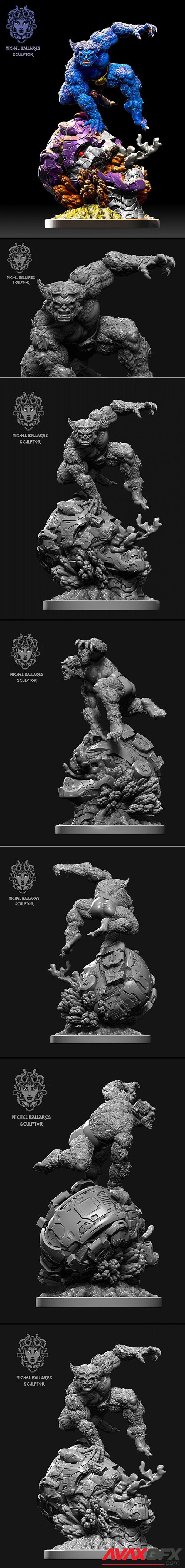 X-men beast by Creative geek MB – 3D Printable STL