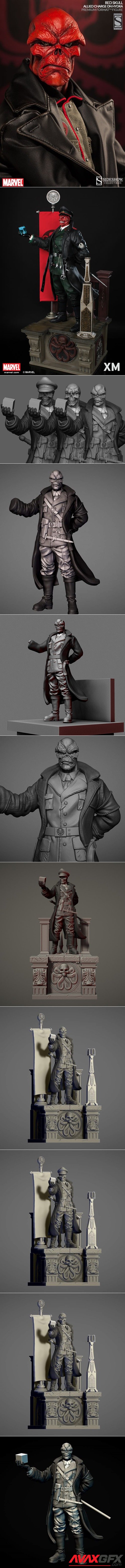 Red Skull – 3D Printable STL