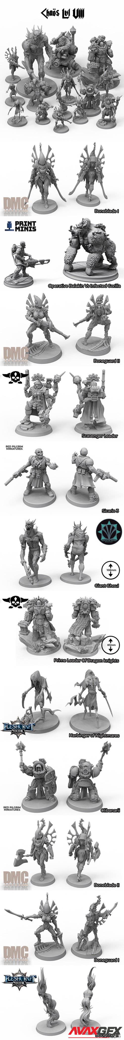 Chaos Lvl VIII – 3D Printable STL