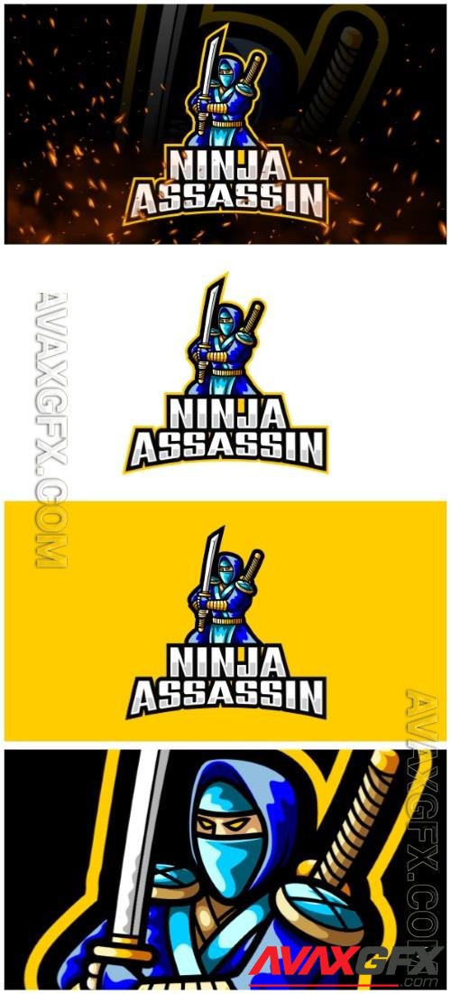 Assassin Ninja E-Sport and Sport Logo Template