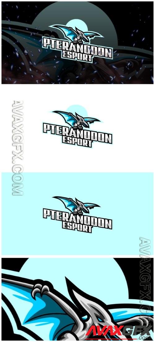 Pteranodon E-Sport and Sport Logo Template