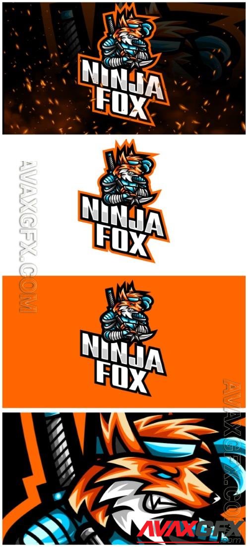 Ninja Fox E-Sport and Sport Logo Template