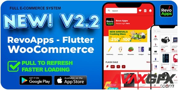 CodeCanyon - Revo Apps Woocommerce v2.2.0 - Flutter E-Commerce Full App Android iOS - 33358655