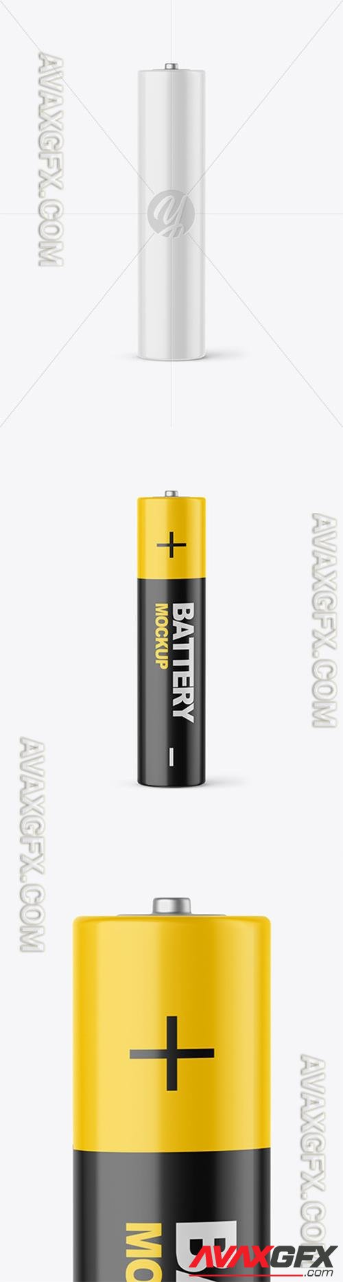 Glossy AAA Battery Mockup 89518 TIF