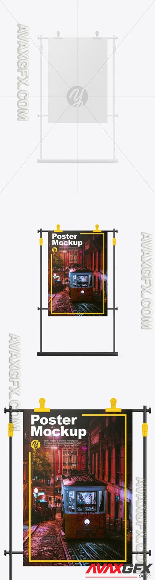 Stand with Poster Mockup 89598 TIF