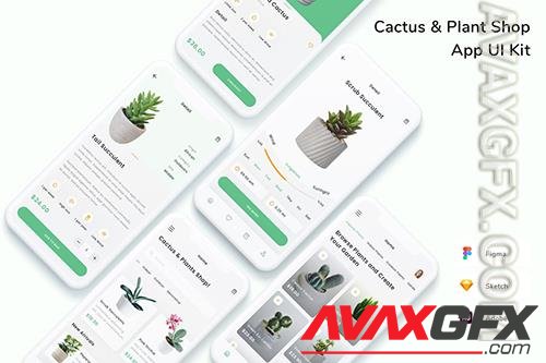 Cactus & Plant Shop App UI Kit 66FXV8C