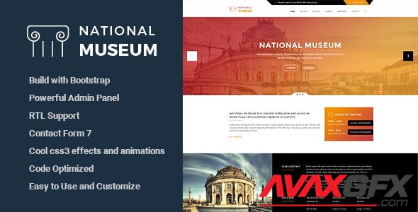 ThemeForest - Museum v3.0 - Responsive WordPress Theme - 13716783