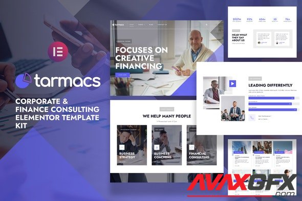 ThemeForest - Tarmacs v1.0.1 - Corporate & Finance Consulting Template Kit - 32731774