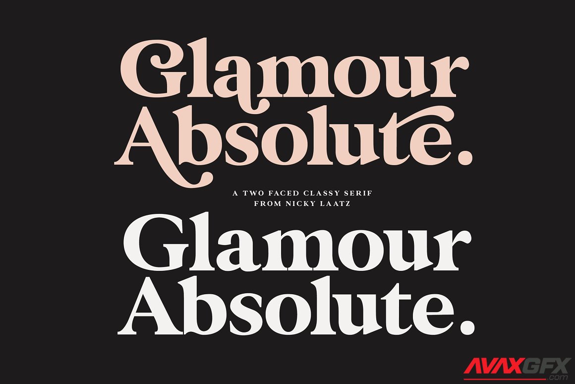 CreativeMarket - Glamour Absolute Modern/Vintage Font 4457843