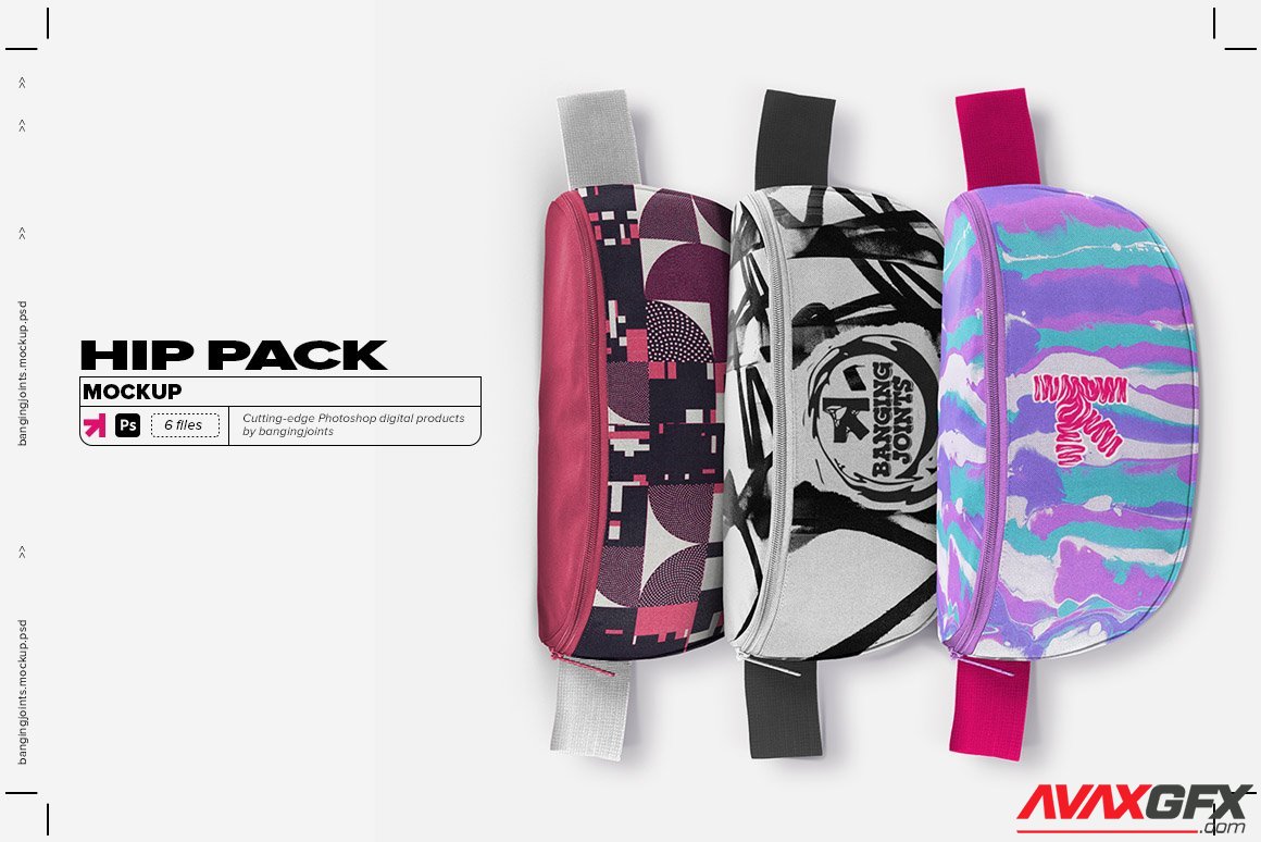 CreativeMarket - Hip Pack Mockup 6177316