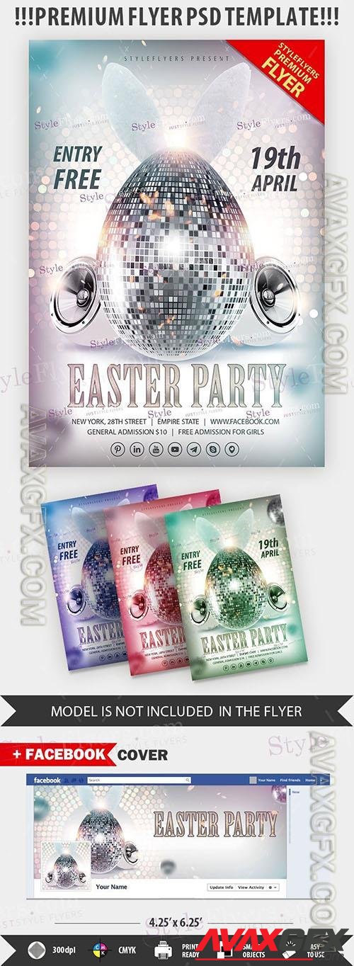 Easter Party PSD Flyer