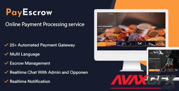CodeCanyon - PayEscrow v2.0 - Online Payment Processing Service - 32719701