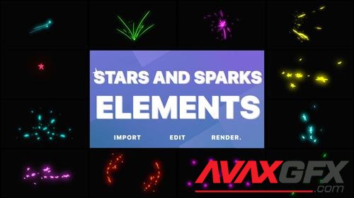 MotionArray – Stars And Sparks Elements 987739