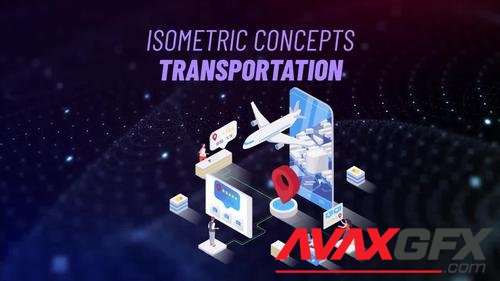 MotionArray – Transportation - Isometric Concept 958520