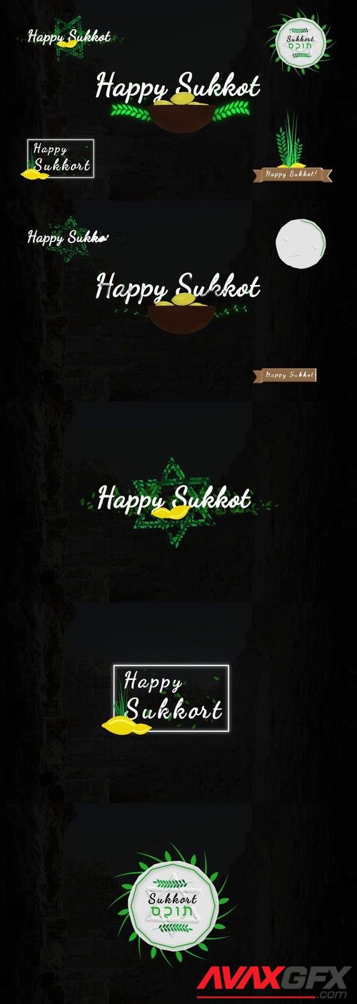 MotionArray – Sukkot Titles - Jewish Holiday 1026594