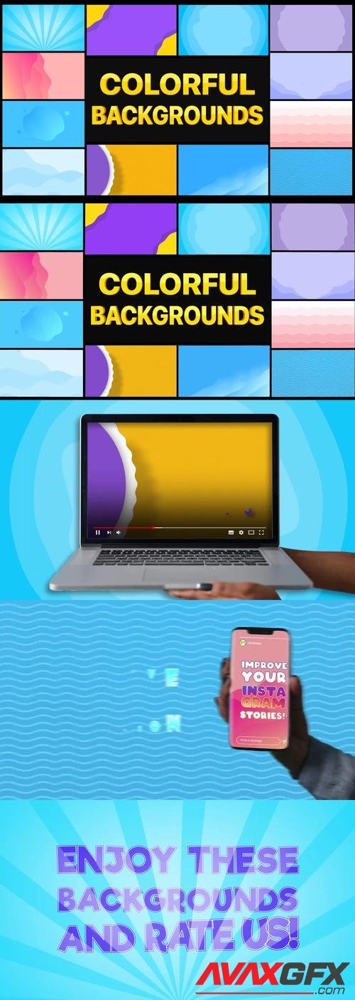MotionArray – Colorful Backgrounds 983466