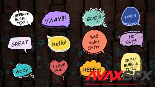 MotionArray – Speech Bubbles 973044