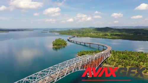 MotionArray – Panoramic Of San Juanico Bridge 403041