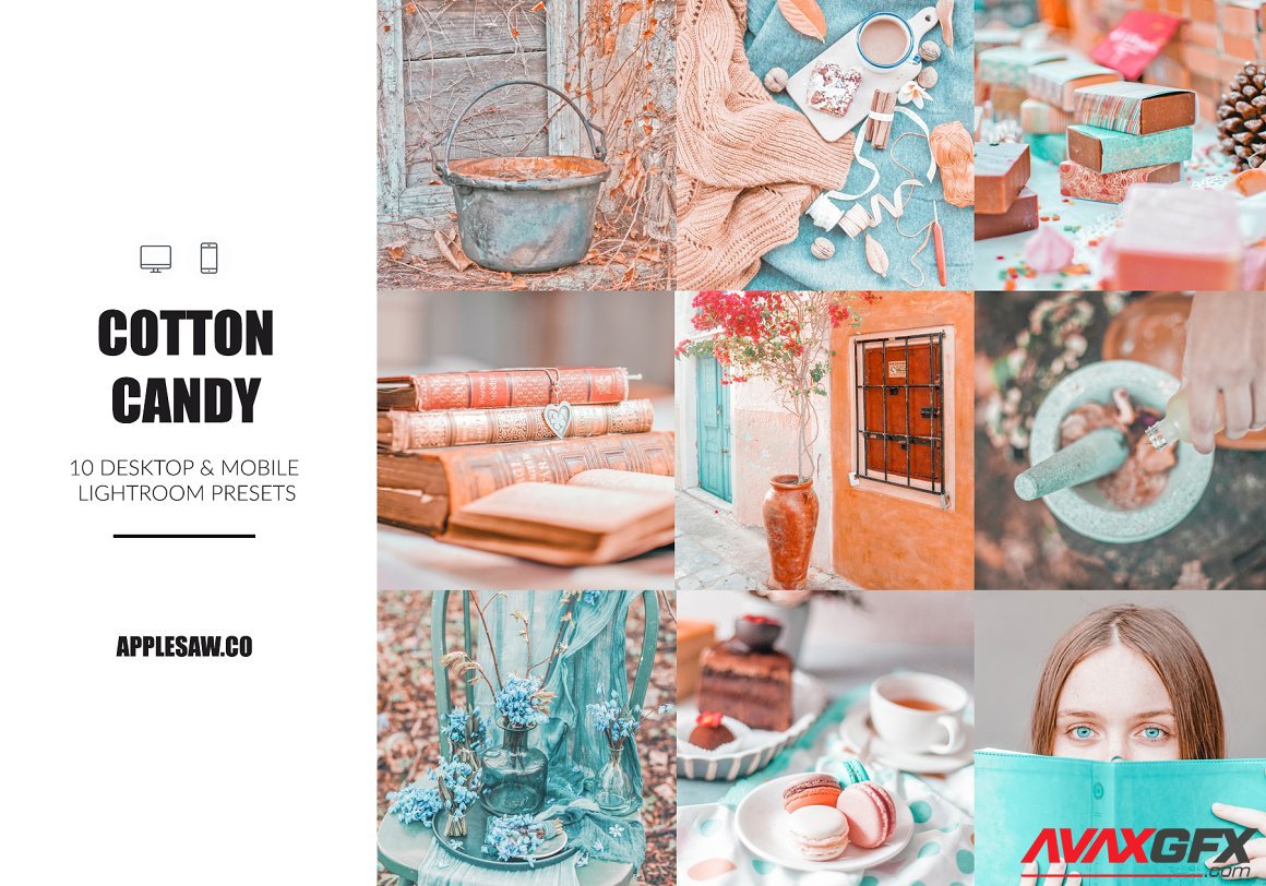 CreativeMarket - Cotton Candy Lightroom Presets 4807192