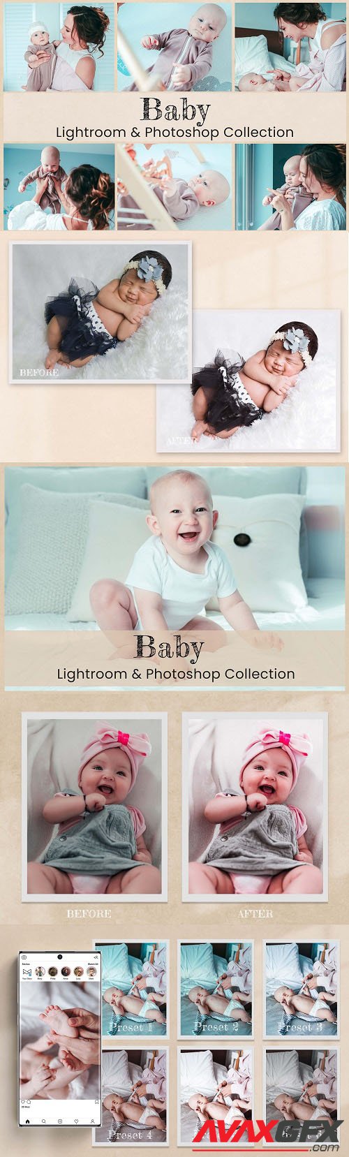 Baby Lightroom Photoshop LUTs - 6520693