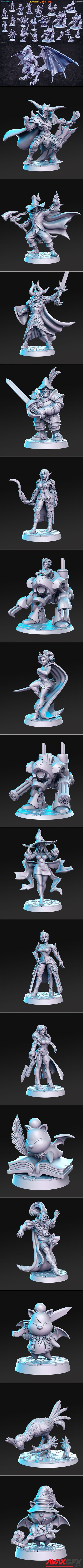 Classic JRPG Vol 1 – 3D Printable STL