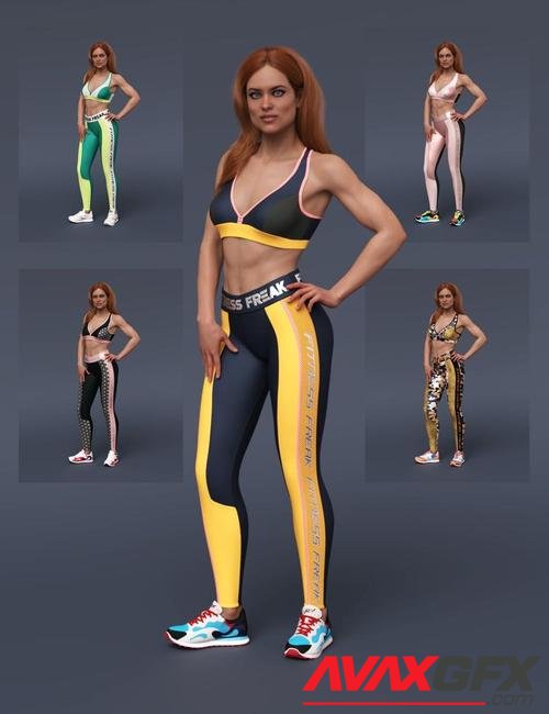 S3D Fitness Freak Textures for Fitness Clothes