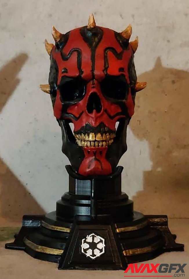 Darth Maul Skull 3D Printable STL