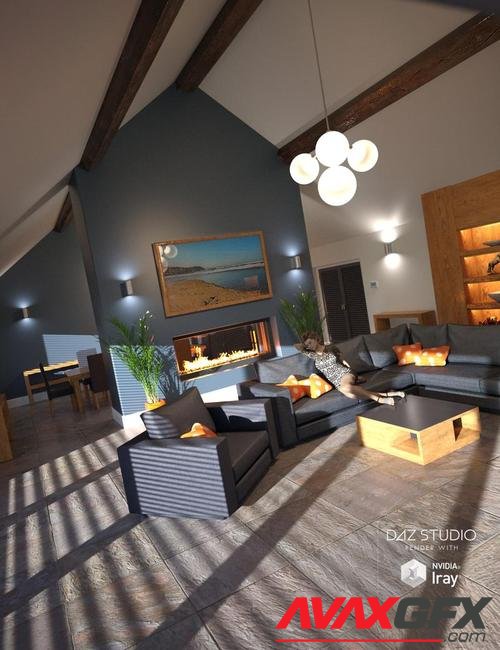 Modern Barn Conversion Interior