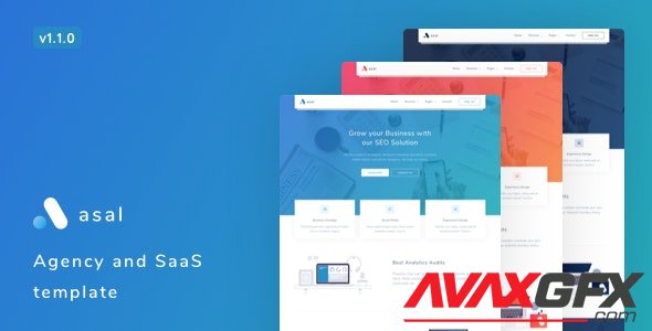 ThemeForest - Asal v1.1.0 - Agency and SaaS Template - 23242831