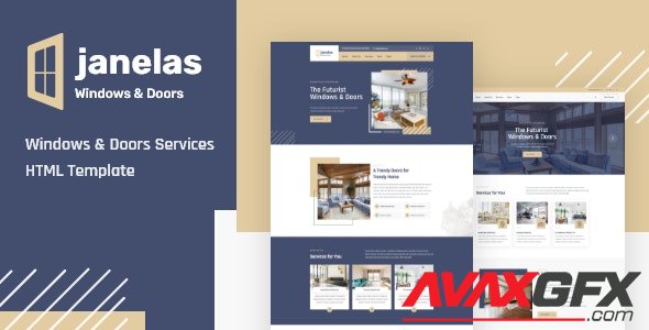 ThemeForest - Janelas v1.0 - Windows & Doors Services HTML Template - 33390620