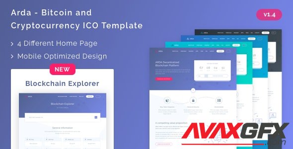 ThemeForest - Arda v1.4 - Bitcoin and Cryptocurrency ICO HTML Template - 21750192