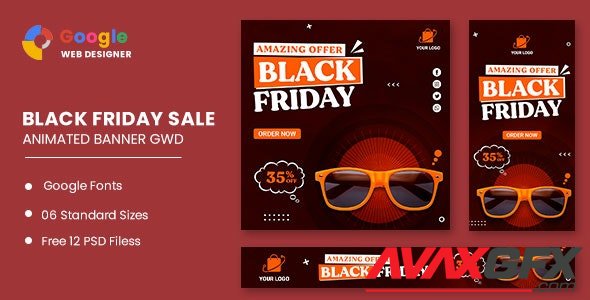 CodeCanyon - Black Friday Sale Fashion HTML5 Banner Ads GWD v1.0 - 33905470