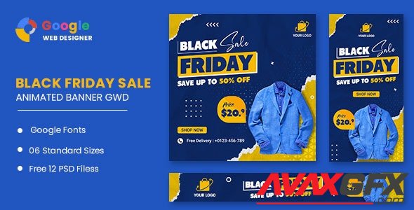 CodeCanyon - Black Friday Sale HTML5 Banner Ads GWD v1.0 - 33905463