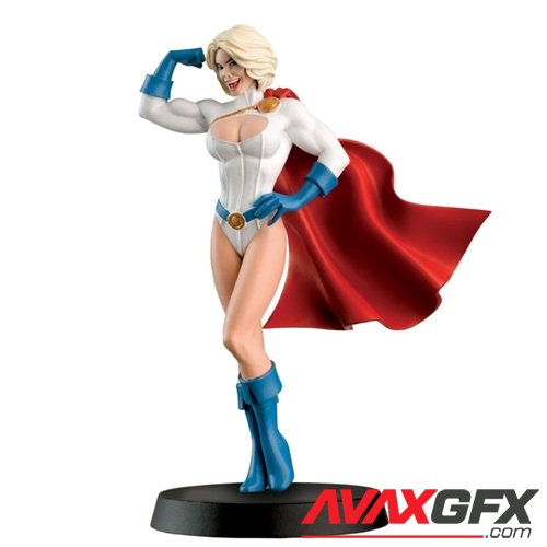 Power Girl – 3D Printable STL