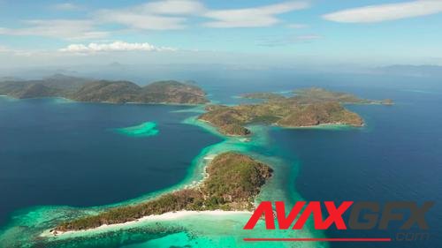 MotionArray – Aerial View Tropical Islands 996126