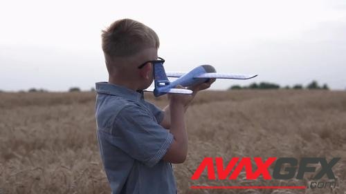 MotionArray – Child Playing With A Toy Plane 1023443