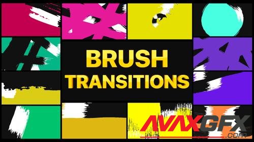 MotionArray – Brush Transitions 993517