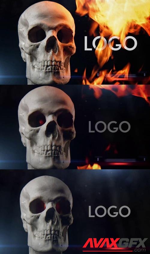 MotionArray – Skull Fire Opener 990004