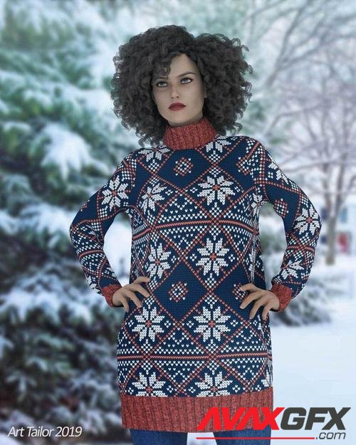 Chunky Sweater for the Genesis 8 Females