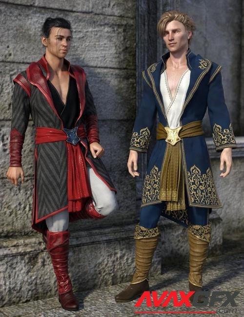 dForce Royal Fantasy Outfit Textures