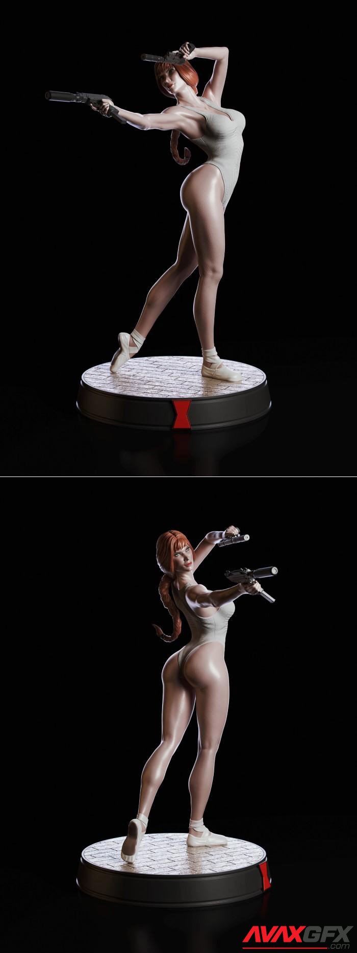 Black Widow Dancer 3D Printable STL