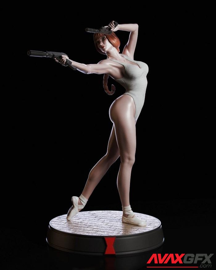 Black Widow Dancer 3D Printable STL