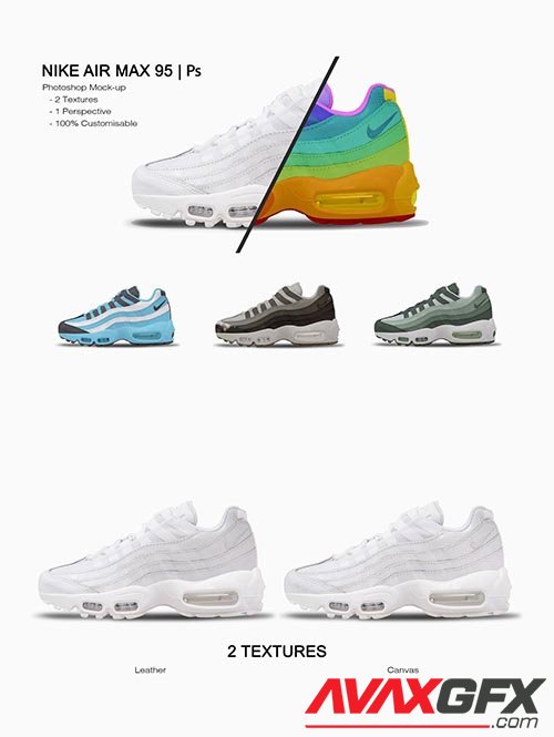 Creativemarket - Nike Air Max 95 | Photoshop Mockup 6426104