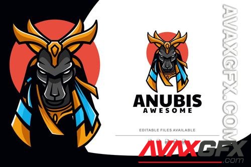 Anubis Color Mascot Logo