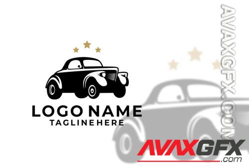 Old Car Logo Design