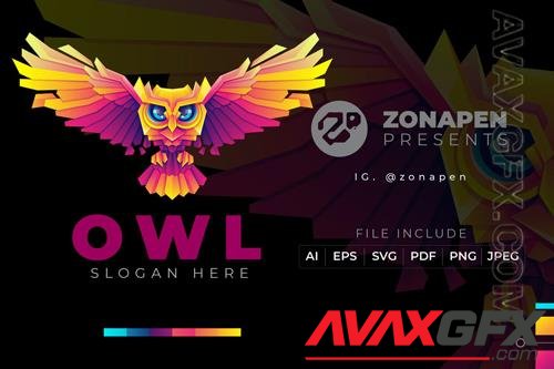 Owl Gradient Logo