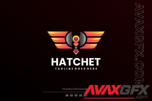 Hatchet Gradient Colorful Logo